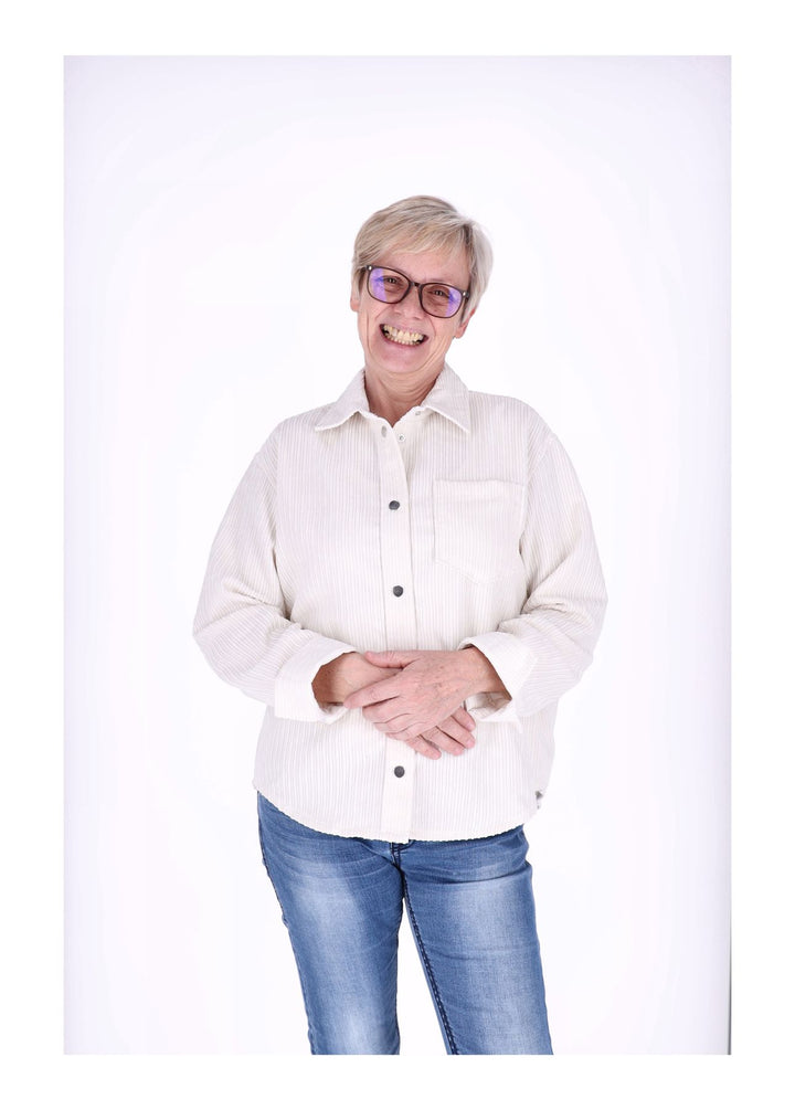 Ladies Blouse Woven Fancy Cord