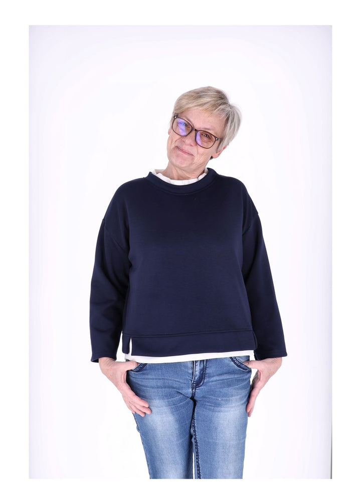 Sweatshirt Damen Douple Layer