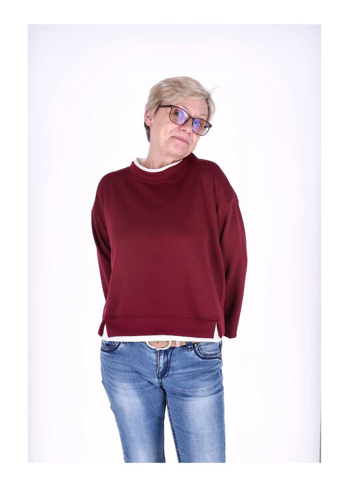 Sweatshirt Damen Douple Layer