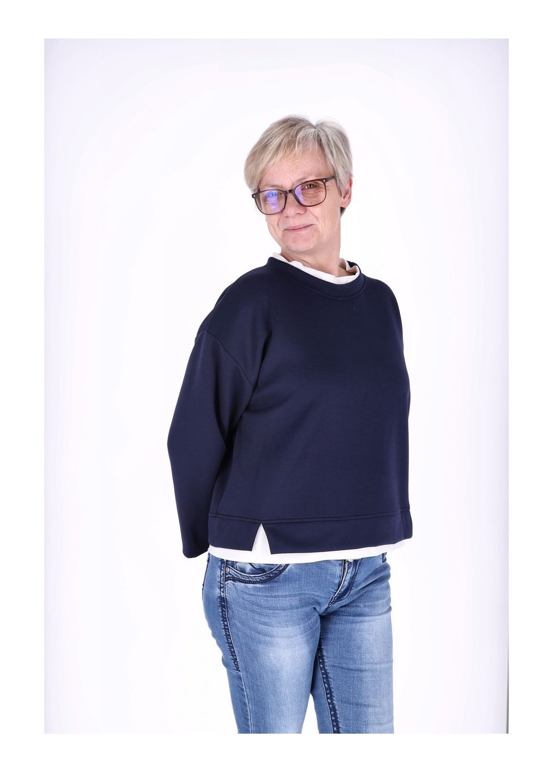 Sweatshirt Damen Douple Layer
