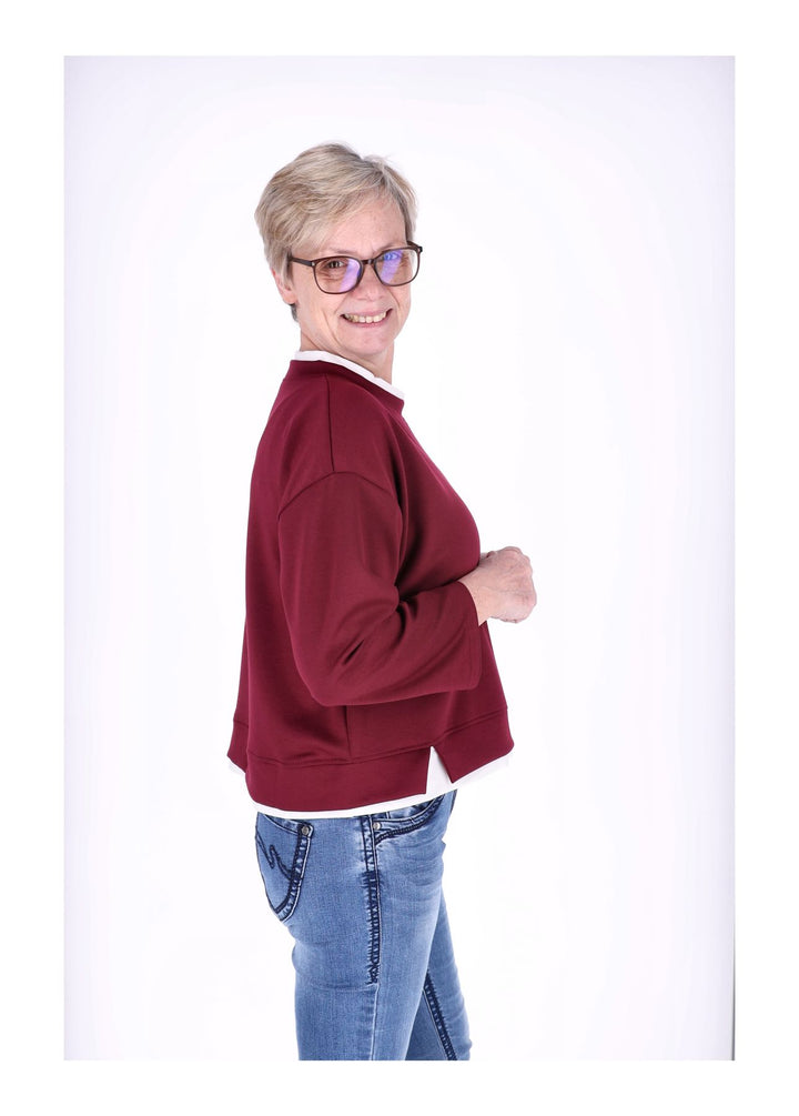 Sweatshirt Damen Douple Layer
