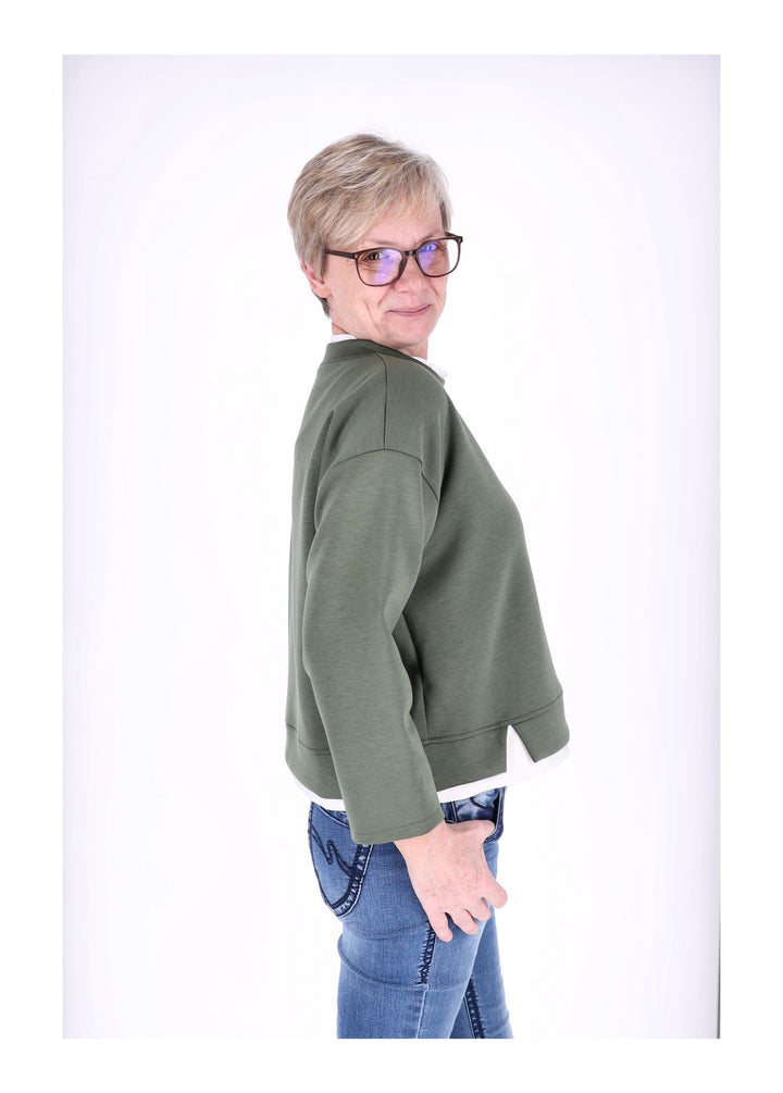 Sweatshirt Damen Douple Layer