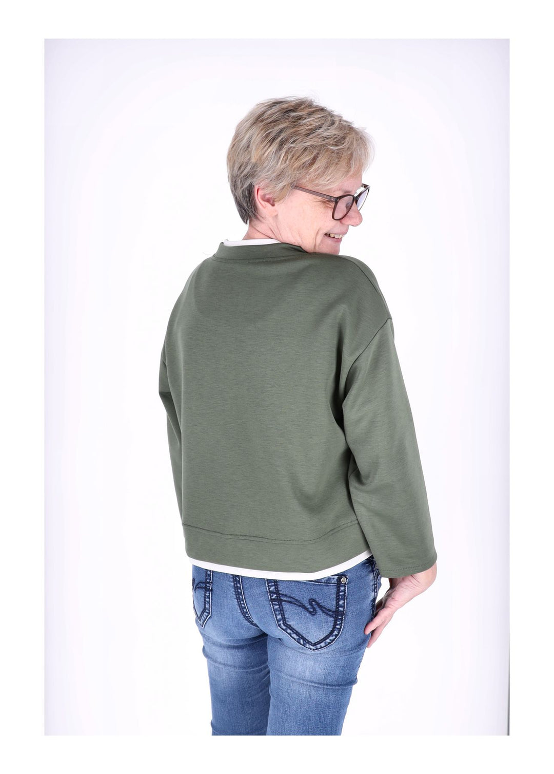 Sweatshirt Damen Douple Layer