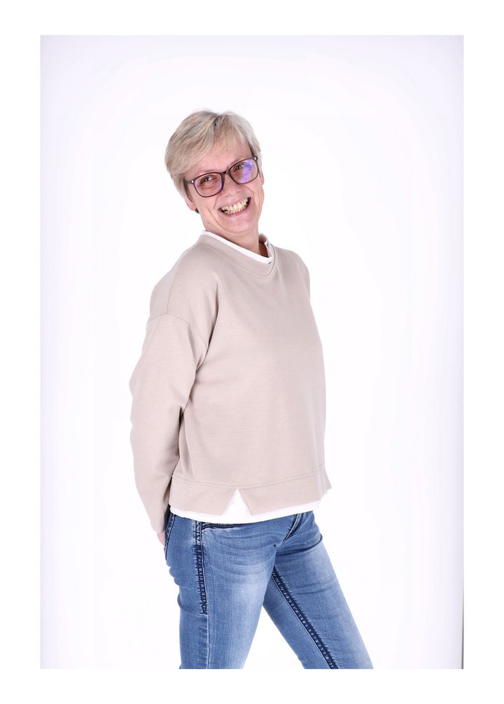 Sweatshirt Damen Douple Layer