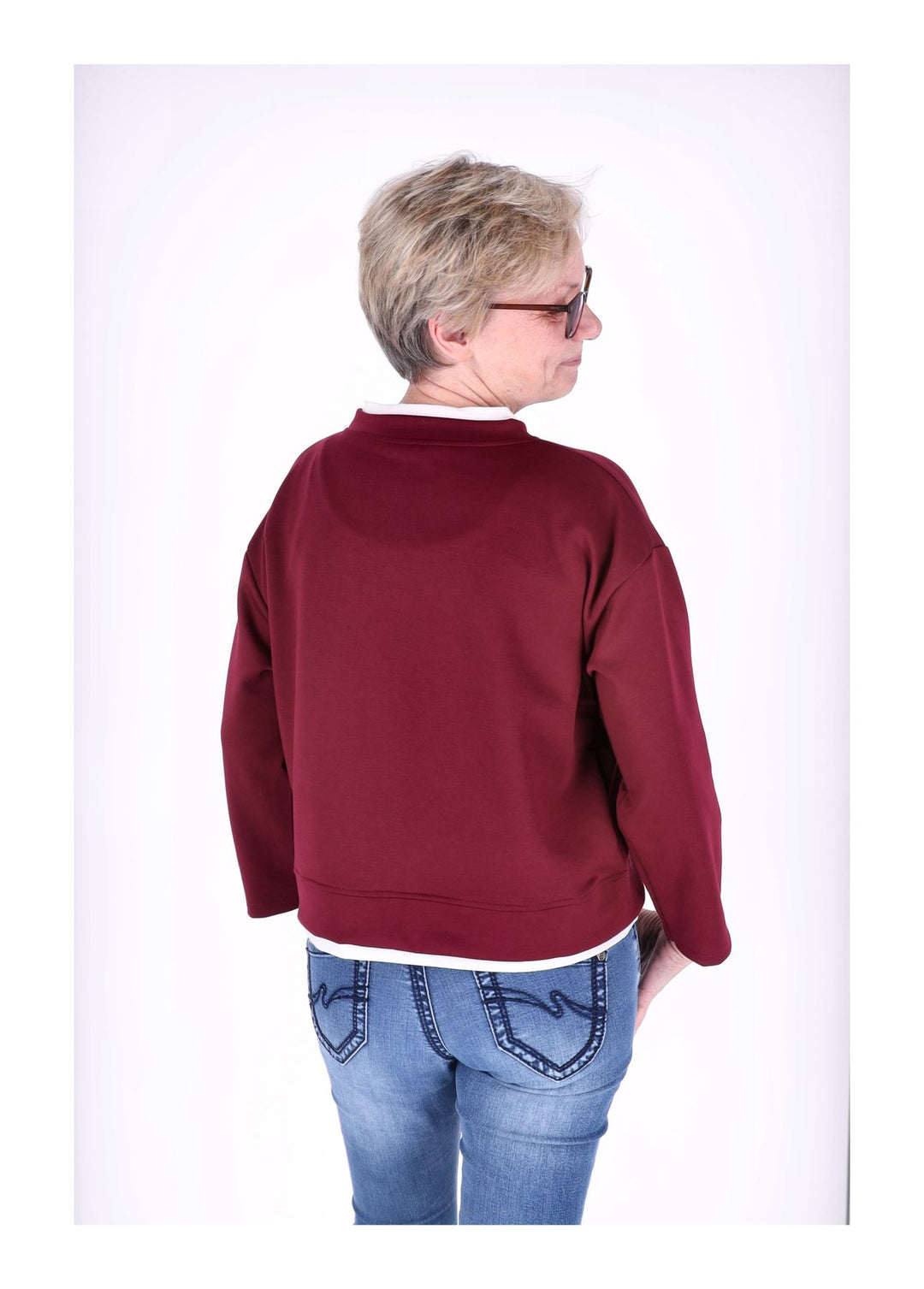 Sweatshirt Damen Douple Layer