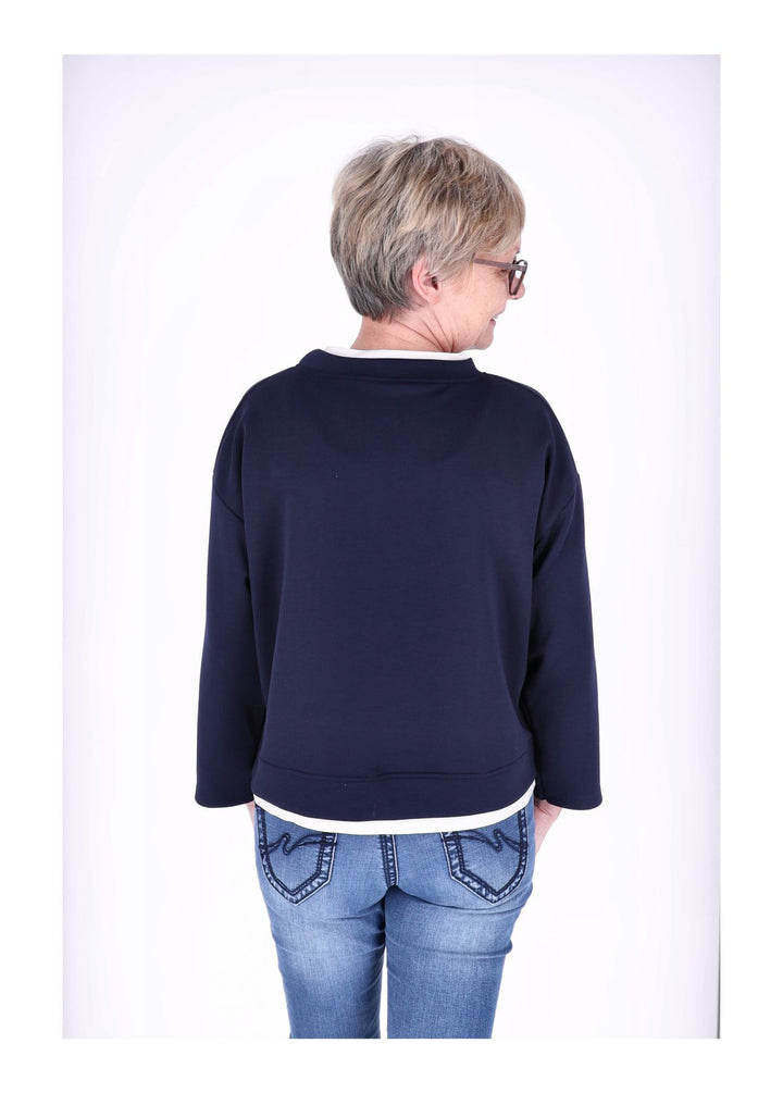 Sweatshirt Damen Douple Layer