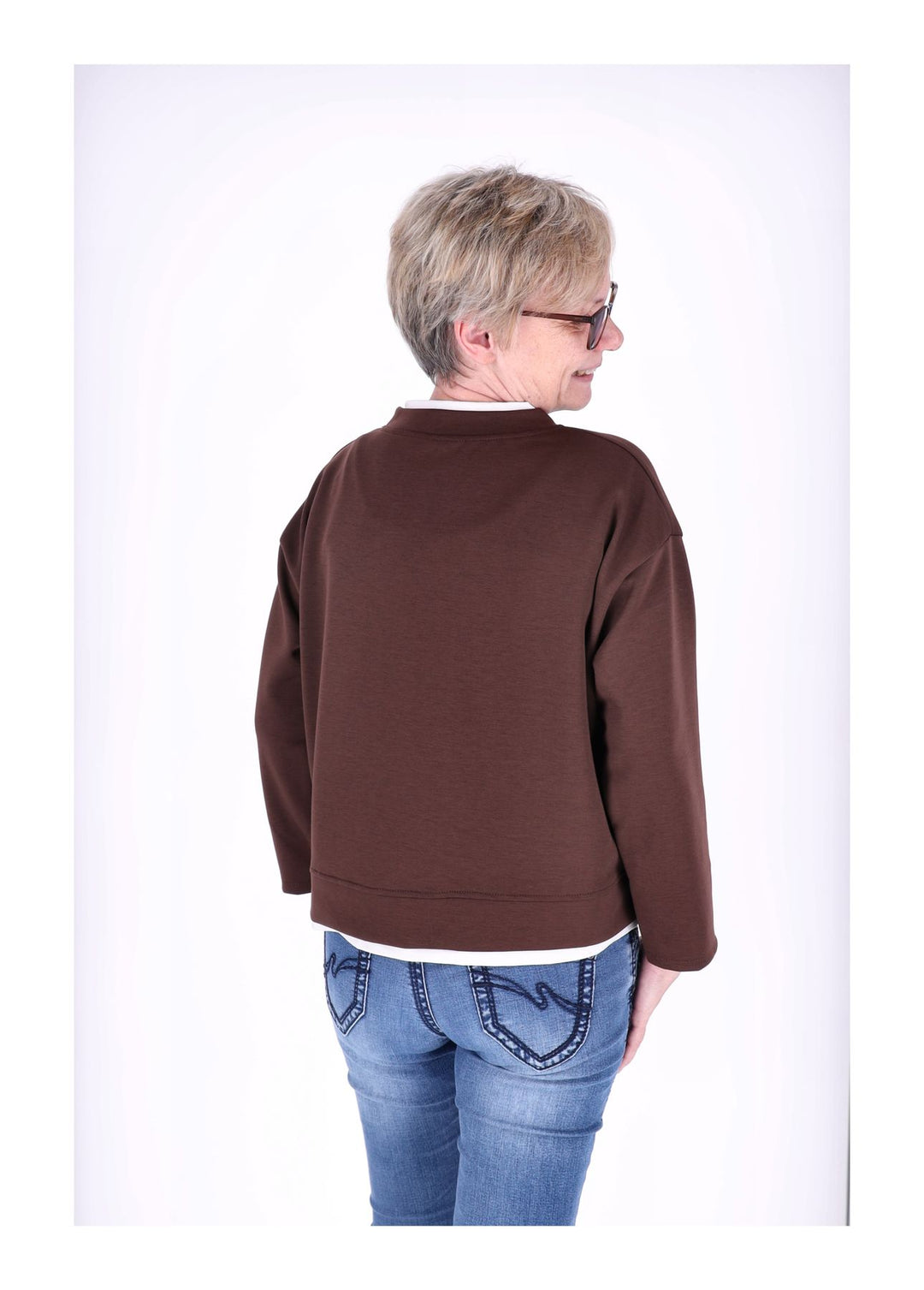 Sweatshirt Damen Douple Layer