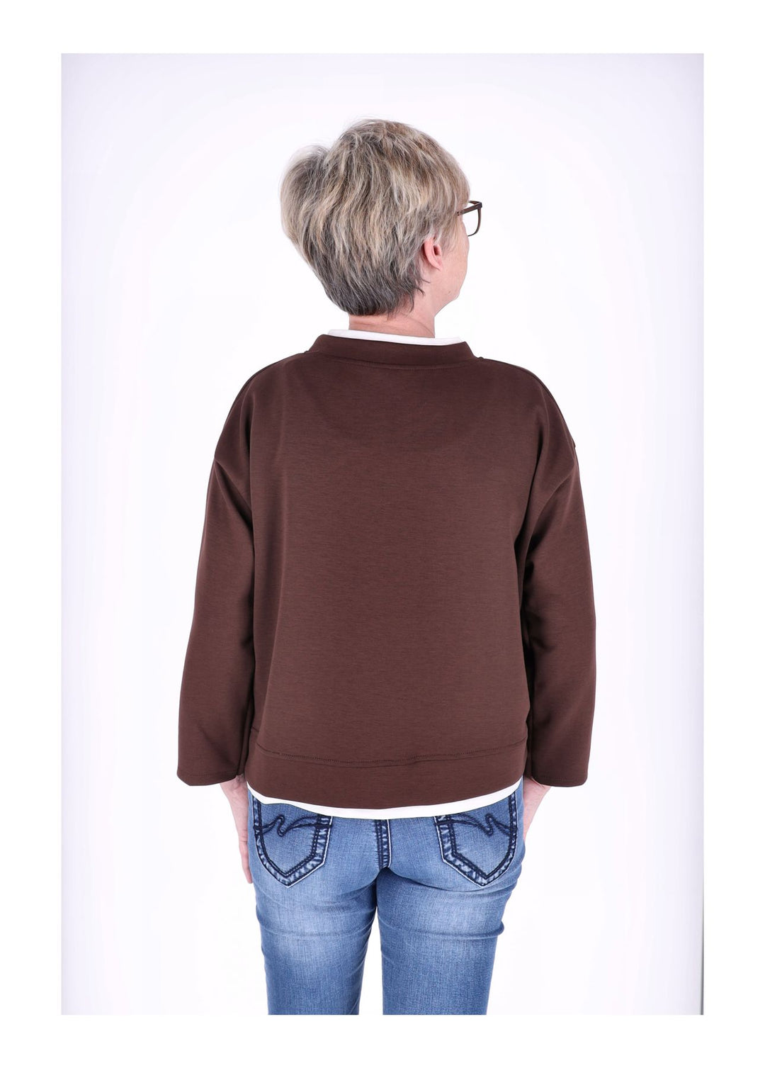 Sweatshirt Damen Douple Layer