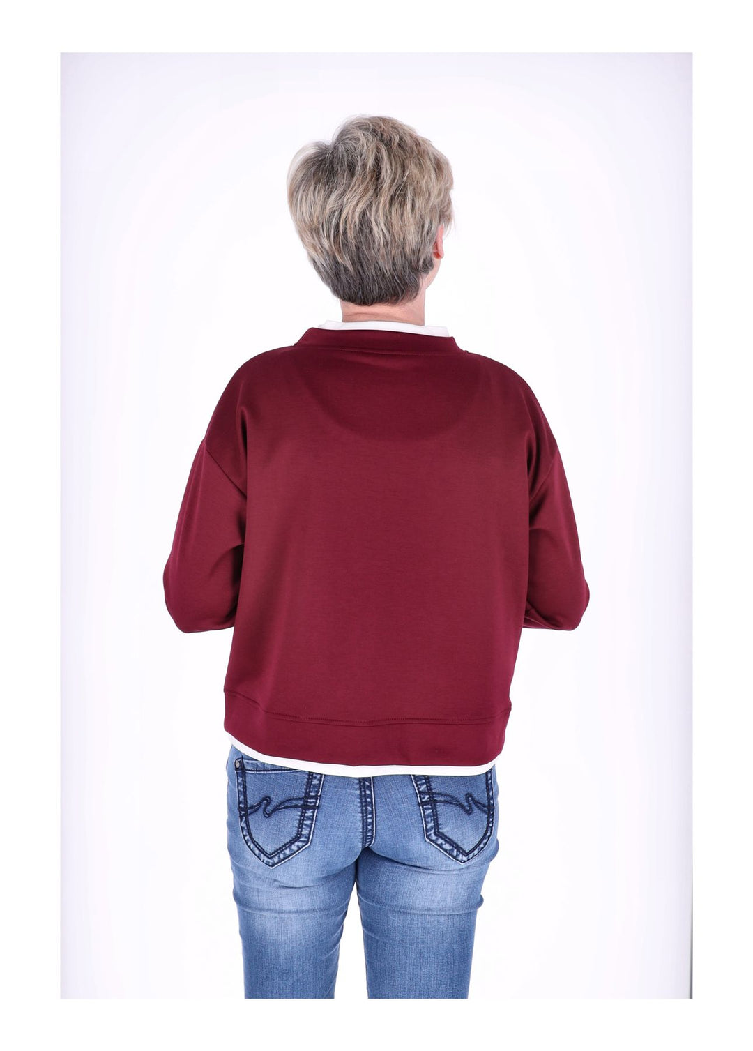 Sweatshirt Damen Douple Layer