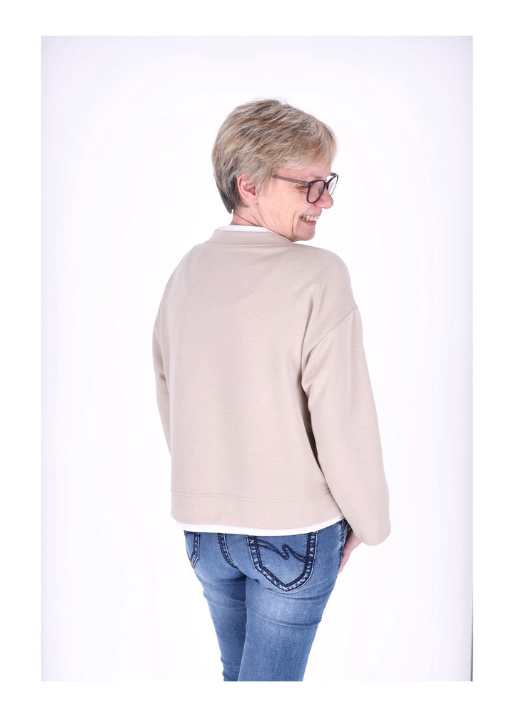 Sweatshirt Damen Douple Layer