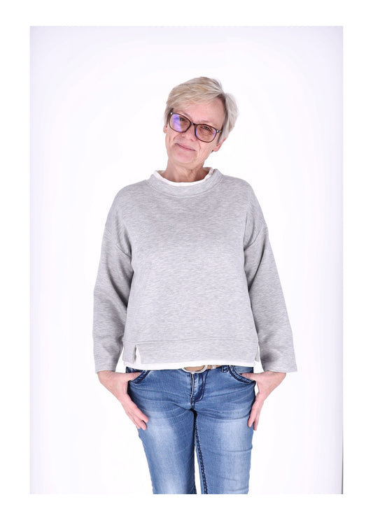 Sweatshirt Damen Douple Layer