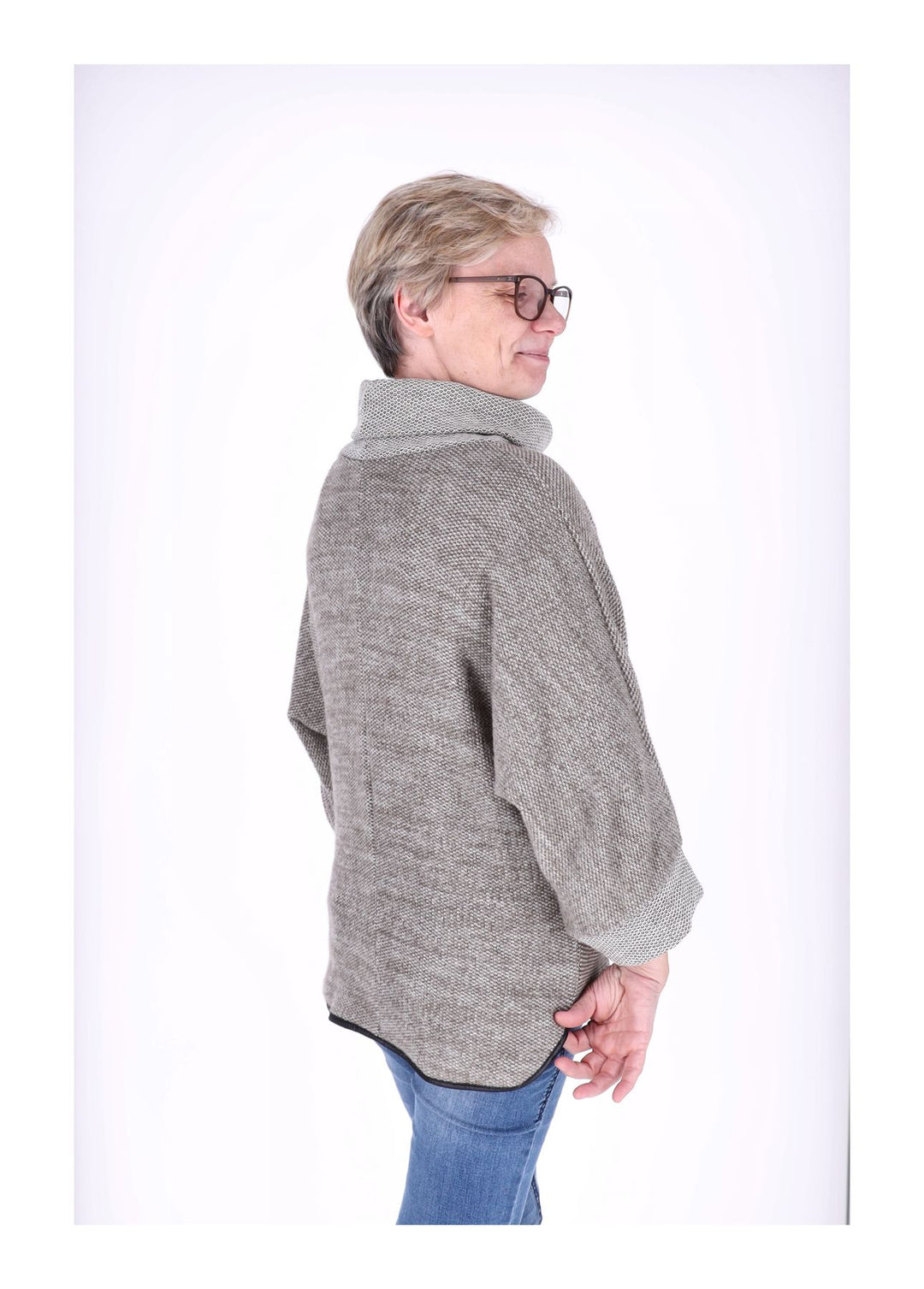 Damen Shirt Rollkragen Splash of Color