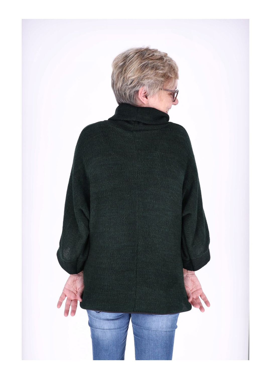 Damen Shirt Rollkragen Splash of Color