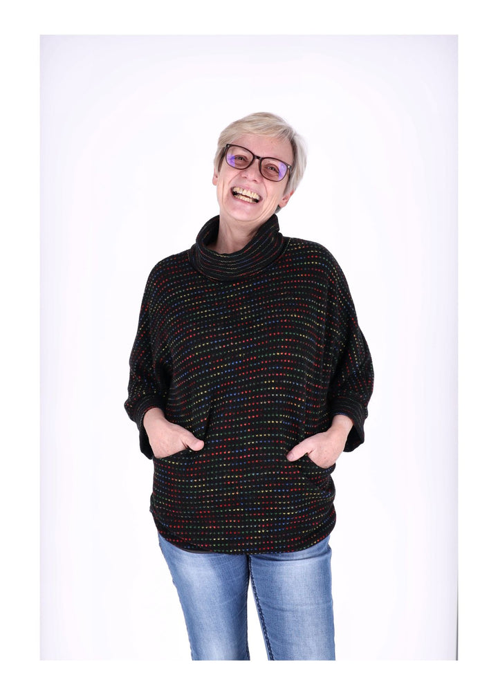 Damen Shirt mit Rollkragen