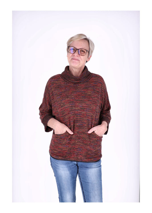 Damen Shirt mit Rollkragen