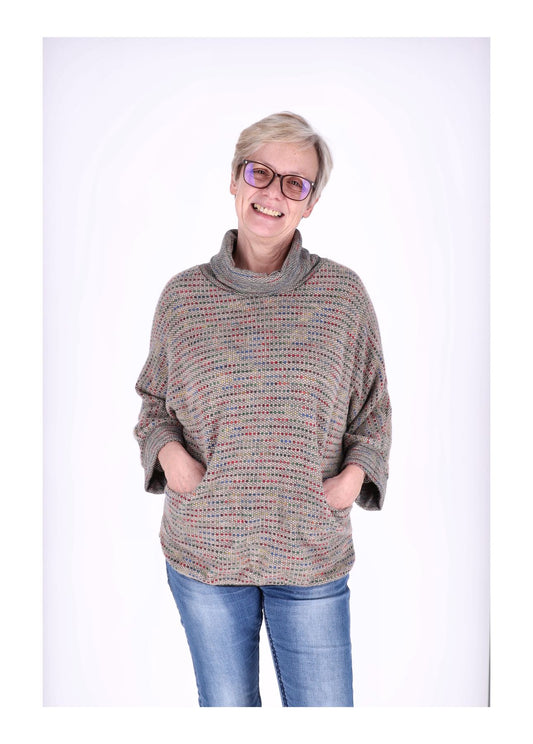 Damen Shirt mit Rollkragen
