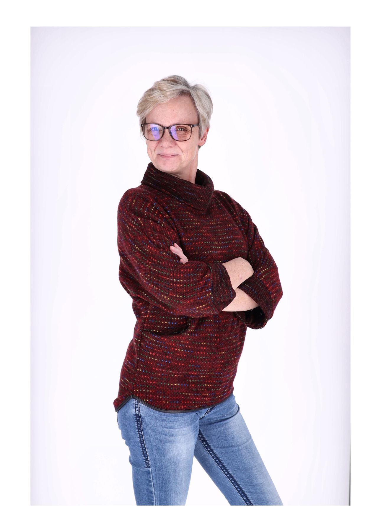 Damen Shirt mit Rollkragen