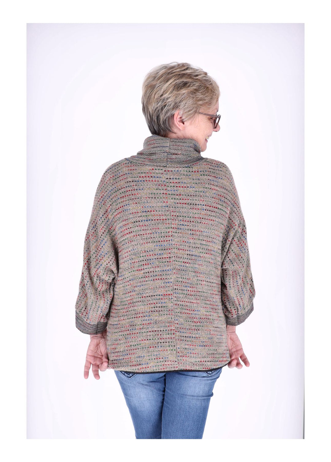 Splash of Color Damen Shirt Rollkragen