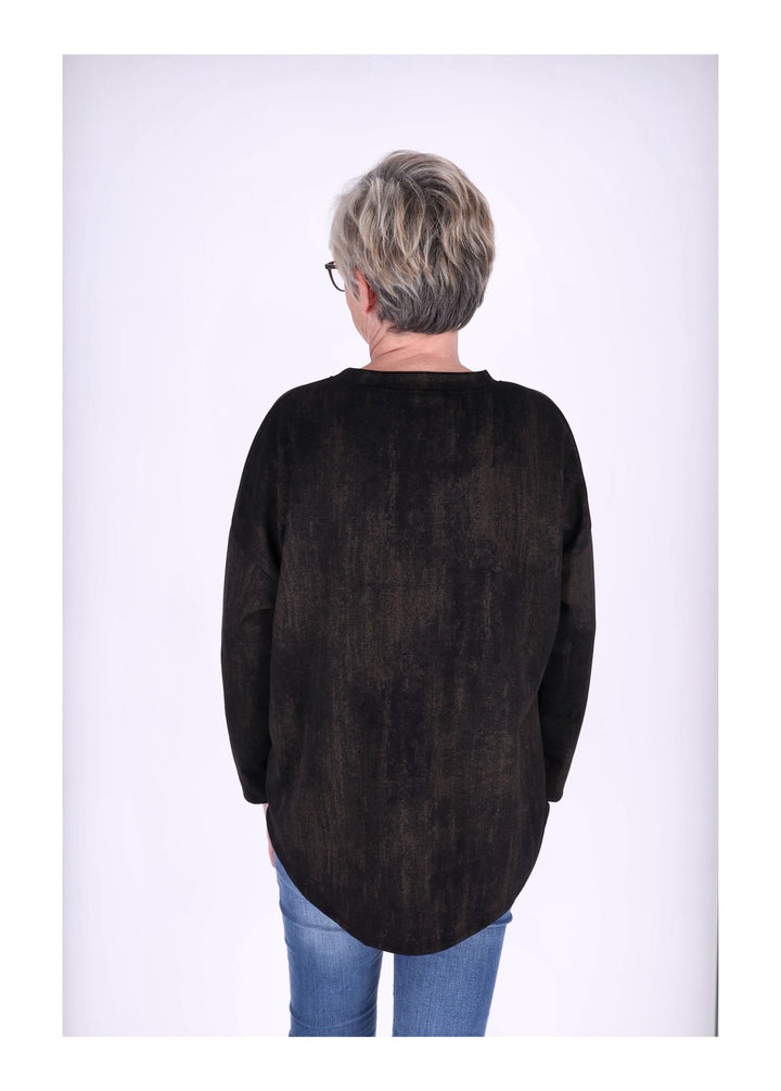 Sweat Damen Marmoriert