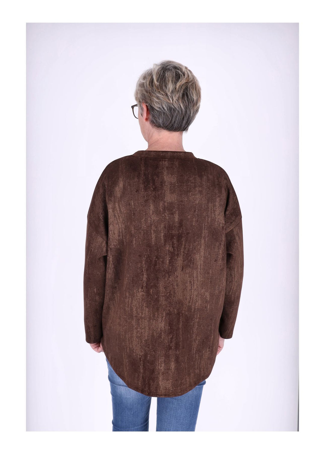 Sweat Damen Marmoriert