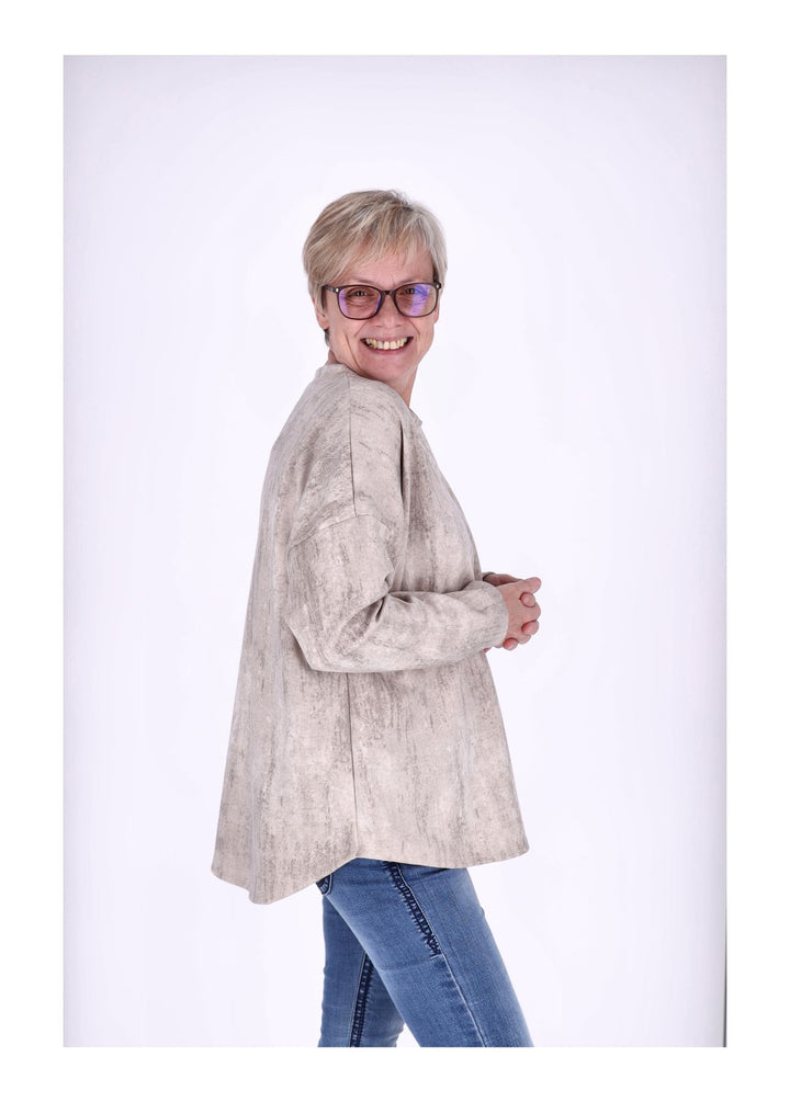 Sweat Damen Marmoriert