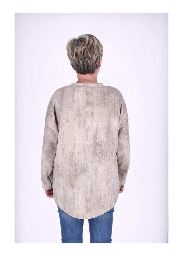 Sweat Damen Marmoriert