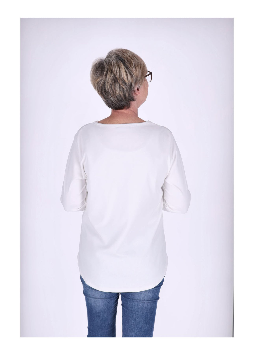 Shirt Damen Veloureoptik