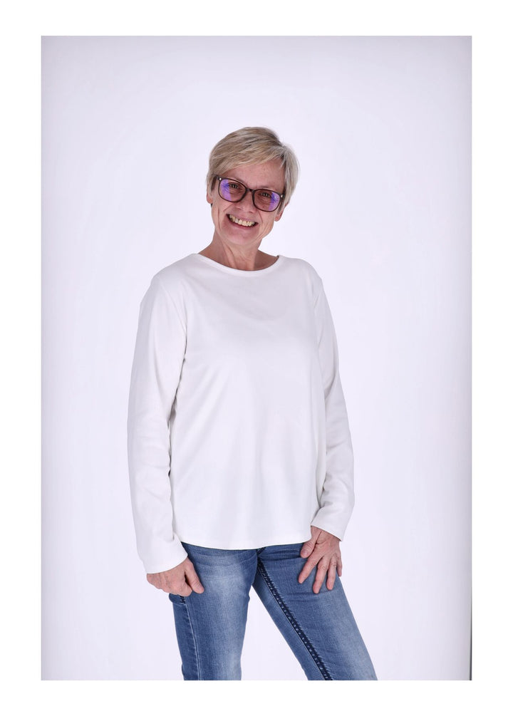 Shirt Damen Veloureoptik