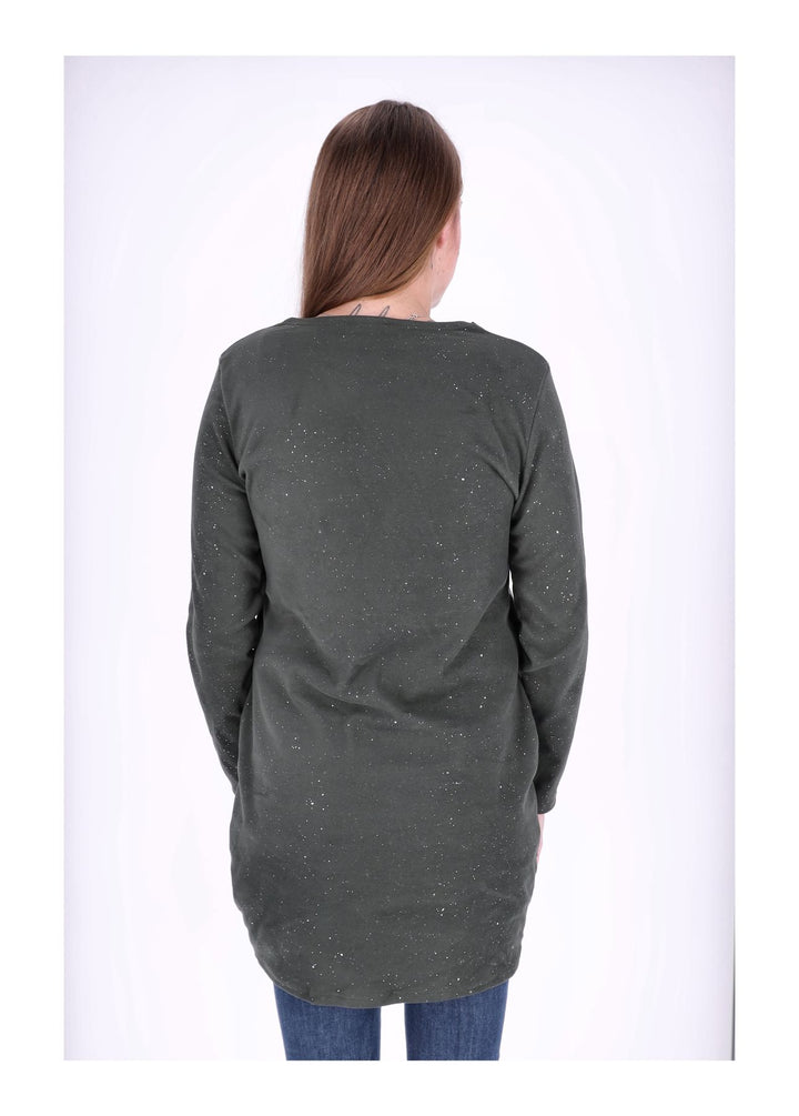 Kleid Veloureoptik Strasssteine