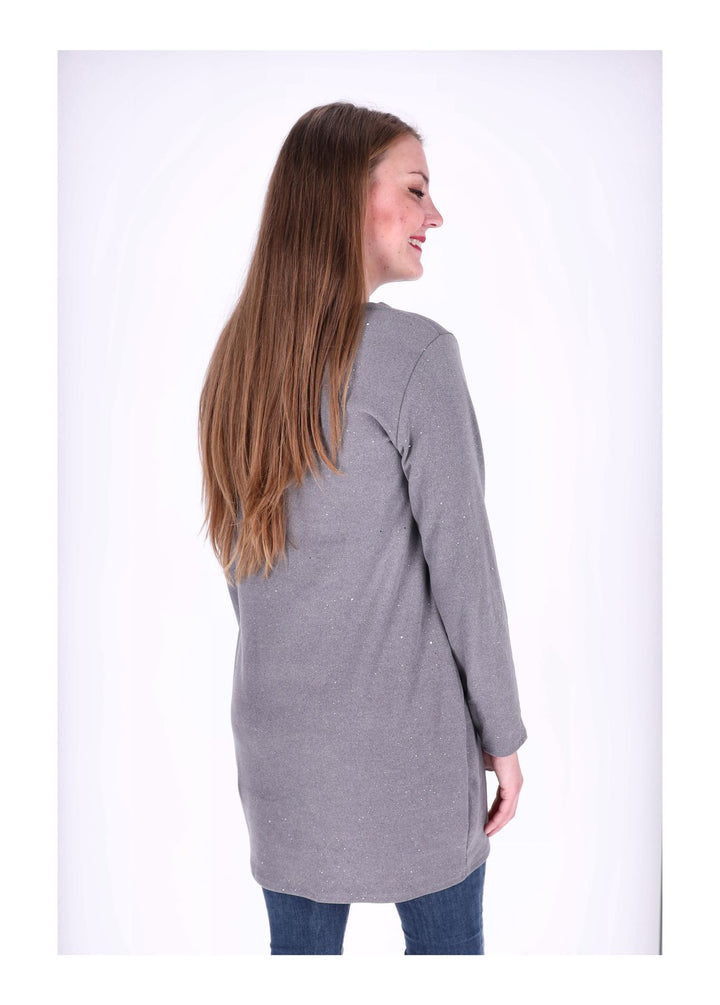 Kleid Veloureoptik Strasssteine