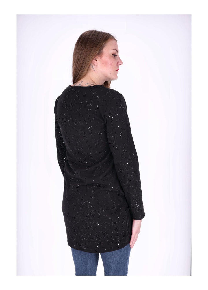 Kleid Veloureoptik Strasssteine