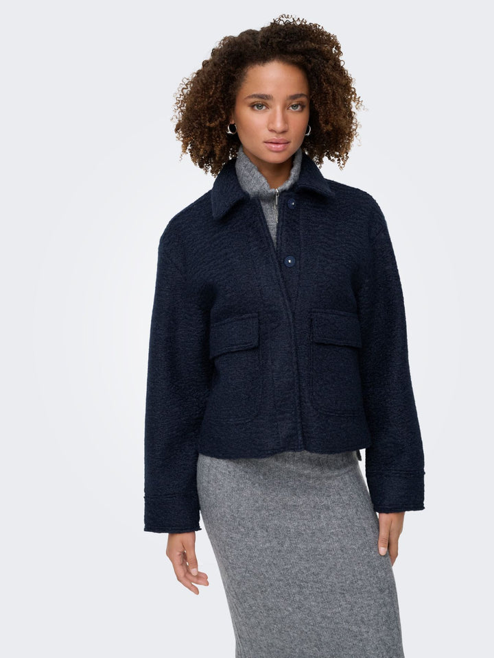 Damen ONLSANNE BOUCLE SHORT JACKET BF OTW