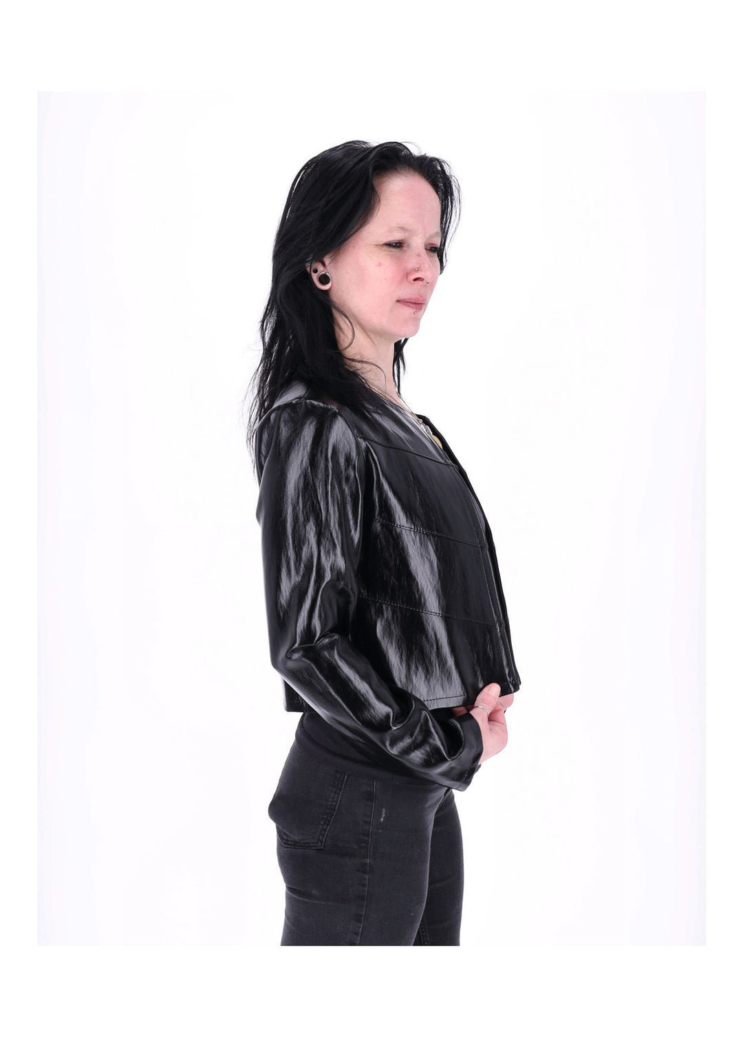 Fakelederjacke Bolero