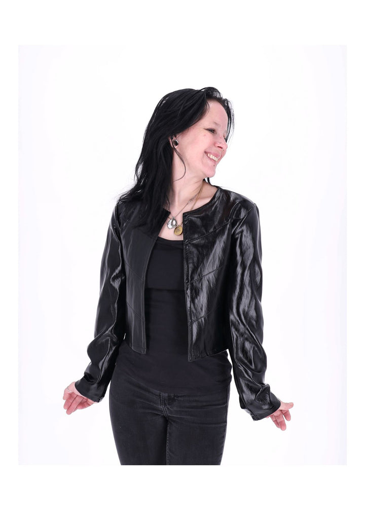 Fakelederjacke Bolero