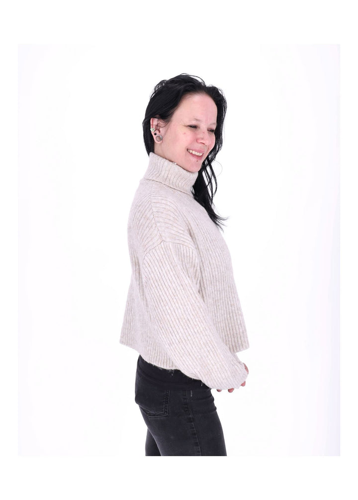 Damen ONLMELANIE L/S ROLLNECK PULLOVER KN