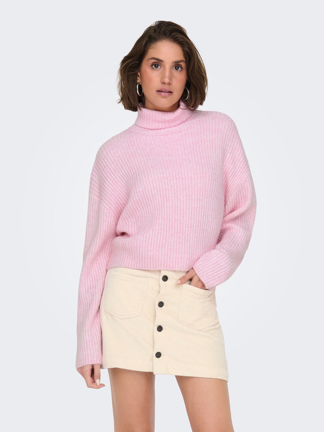 Damen ONLMELANIE L/S ROLLNECK PULLOVER KN