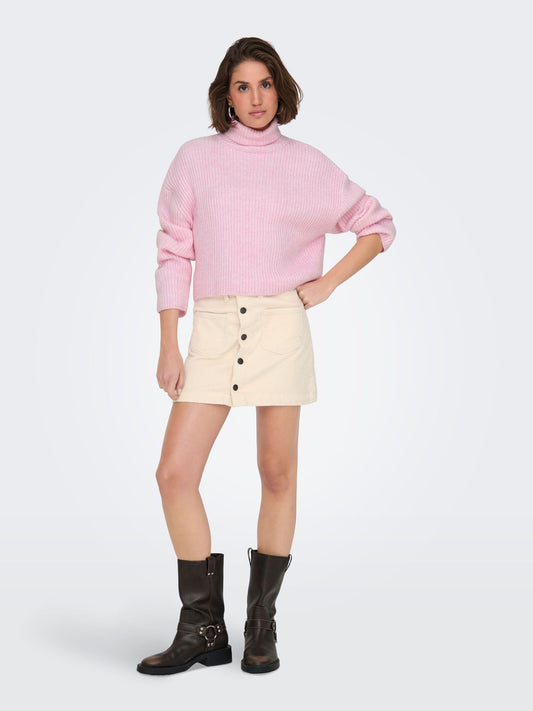 Damen ONLMELANIE L/S ROLLNECK PULLOVER KN