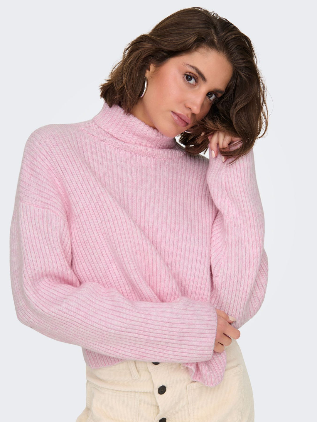 Damen ONLMELANIE L/S ROLLNECK PULLOVER KN