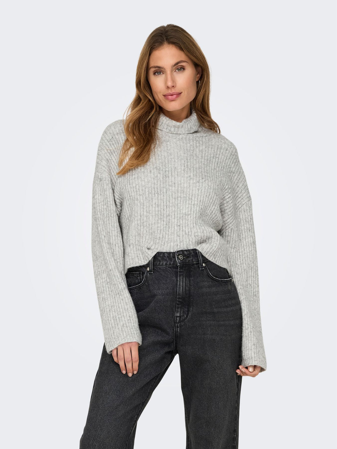 Damen ONLMELANIE L/S ROLLNECK PULLOVER KN
