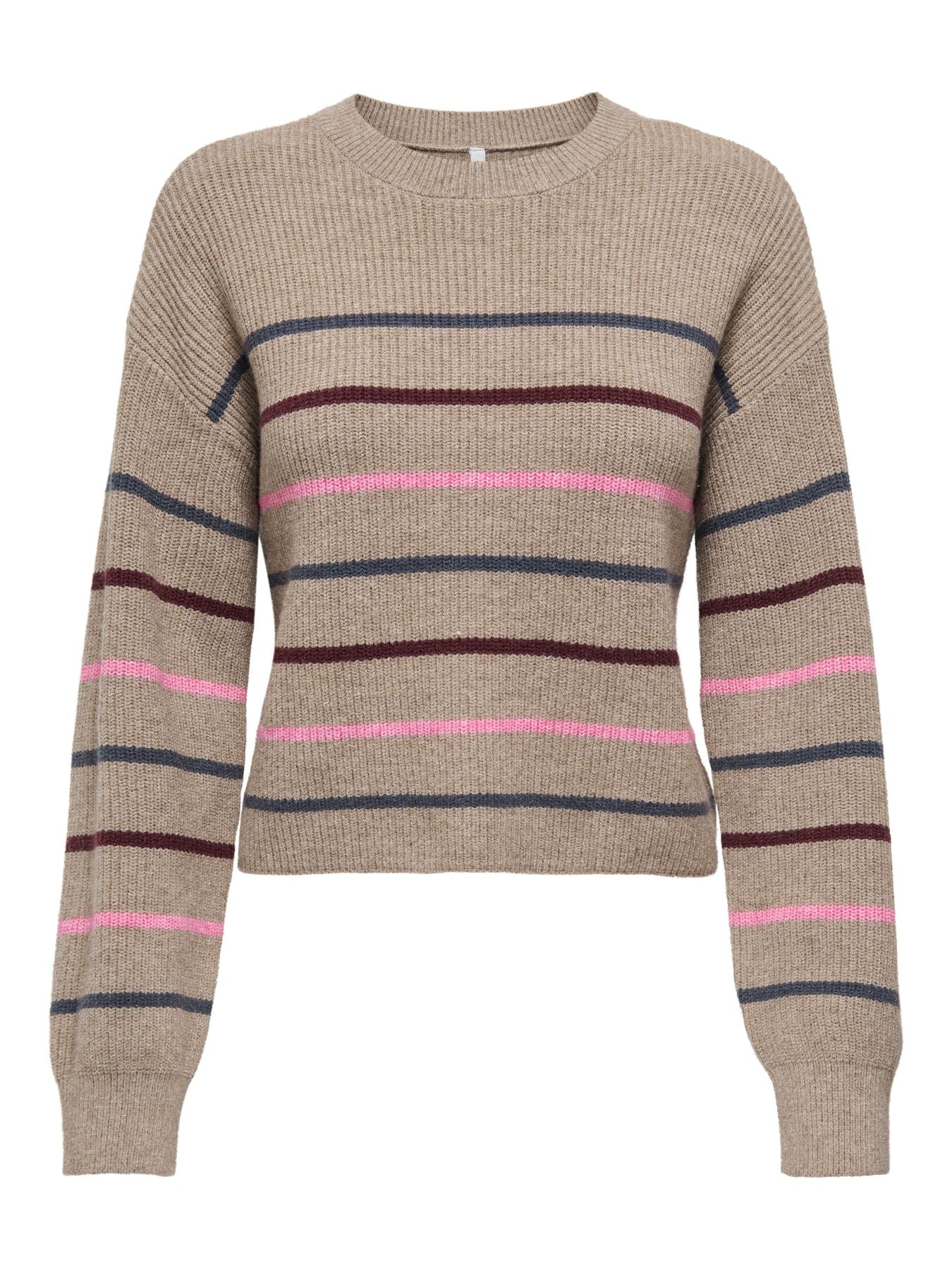 Damen ONLIBI LS STRIPE O-NECK CC KNT