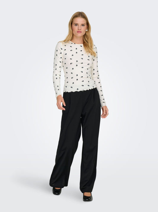 Damen ONLINA L/S O-NECK TOP JRS