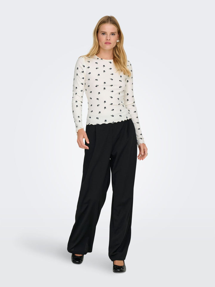 Damen ONLINA L/S O-NECK TOP JRS