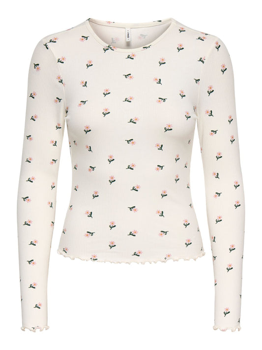Damen ONLINA L/S O-NECK TOP JRS