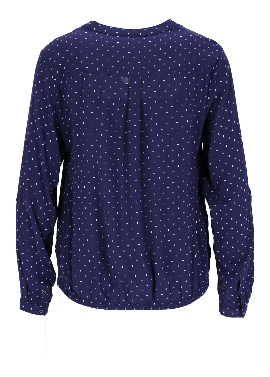 Bluse Viskose - Gummizug mit Karo Print