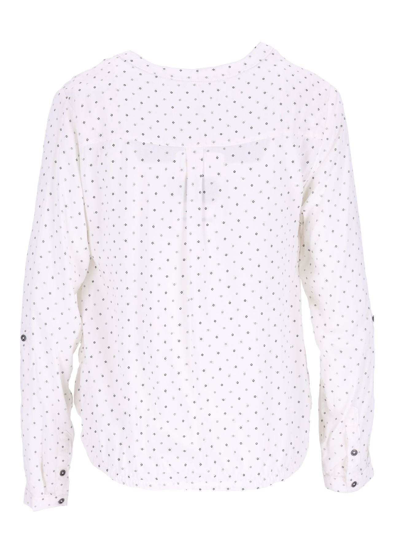 Bluse Viskose - Gummizug mit Karo Print