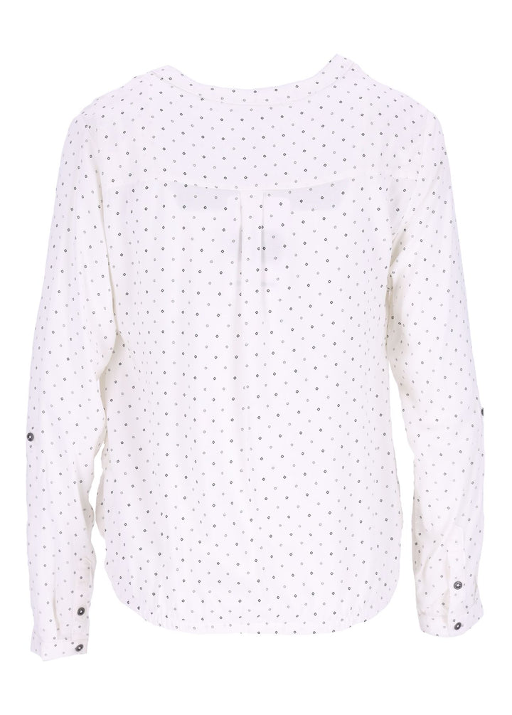 Bluse Viskose - Gummizug mit Karo Print