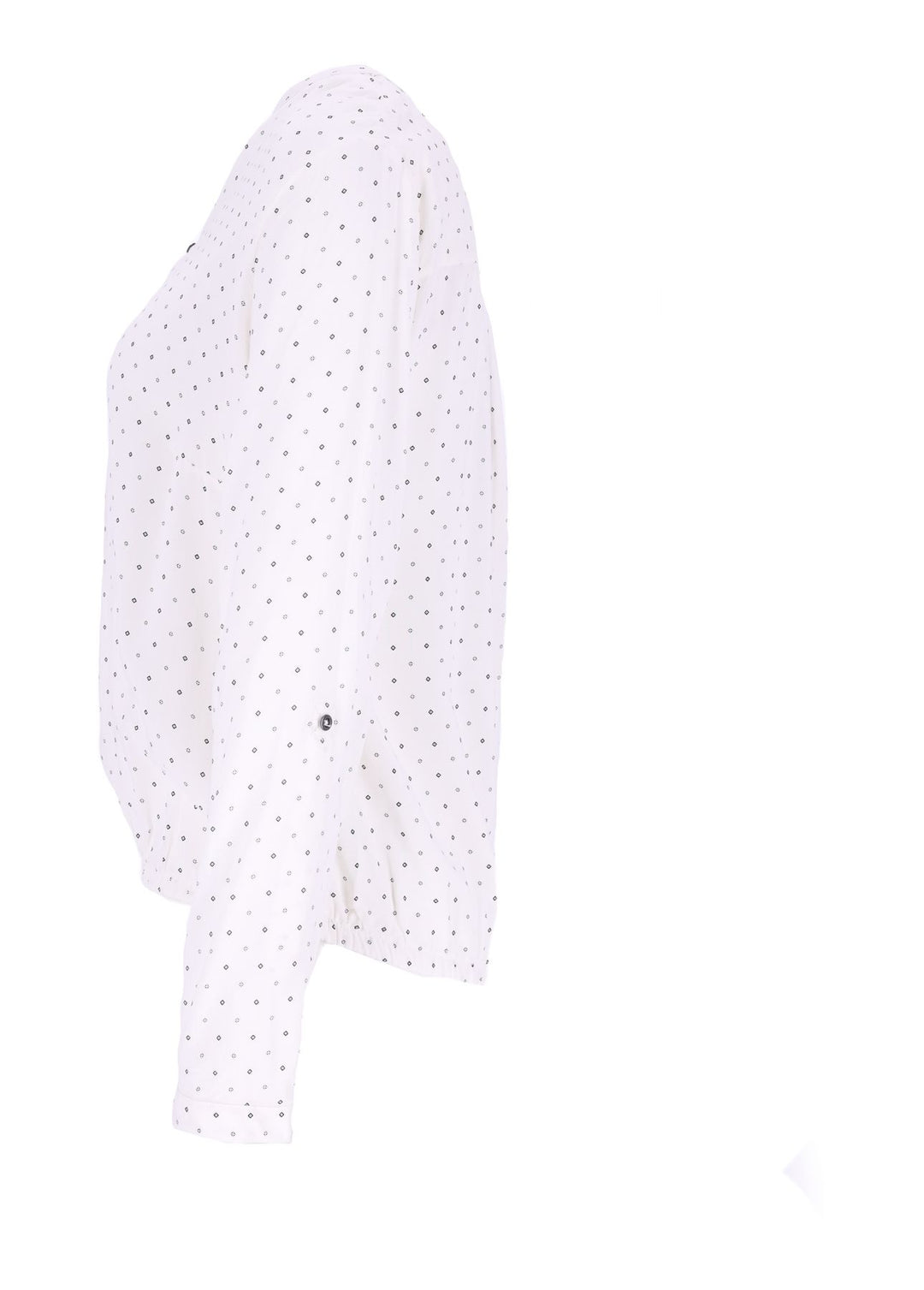 Bluse Viskose - Gummizug mit Karo Print