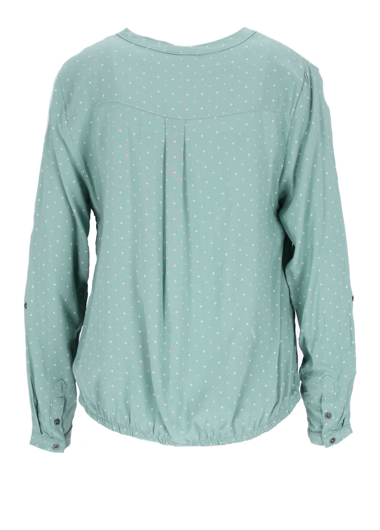 Bluse Viskose - Gummizug mit Karo Print