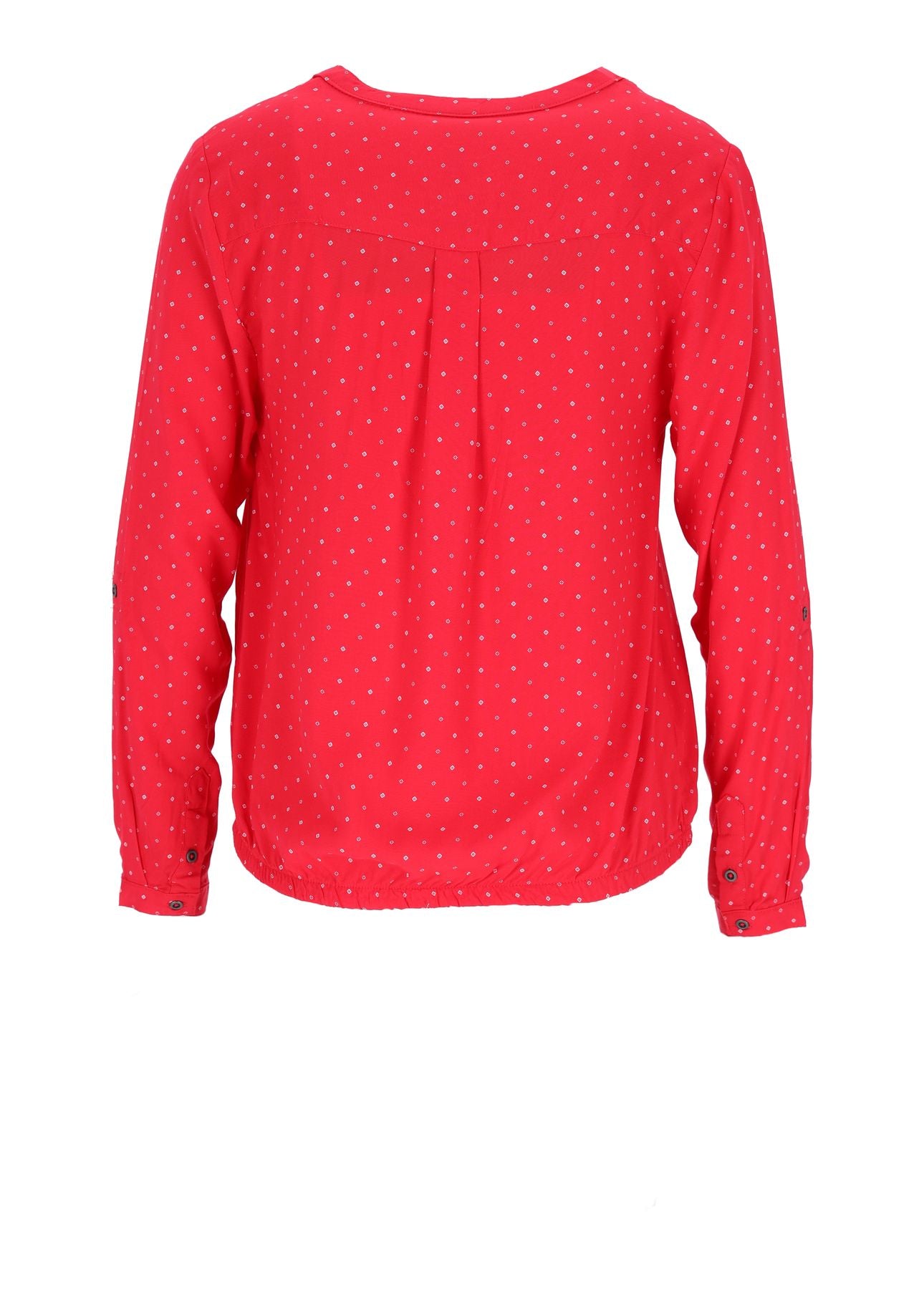 Bluse Viskose - Gummizug mit Karo Print