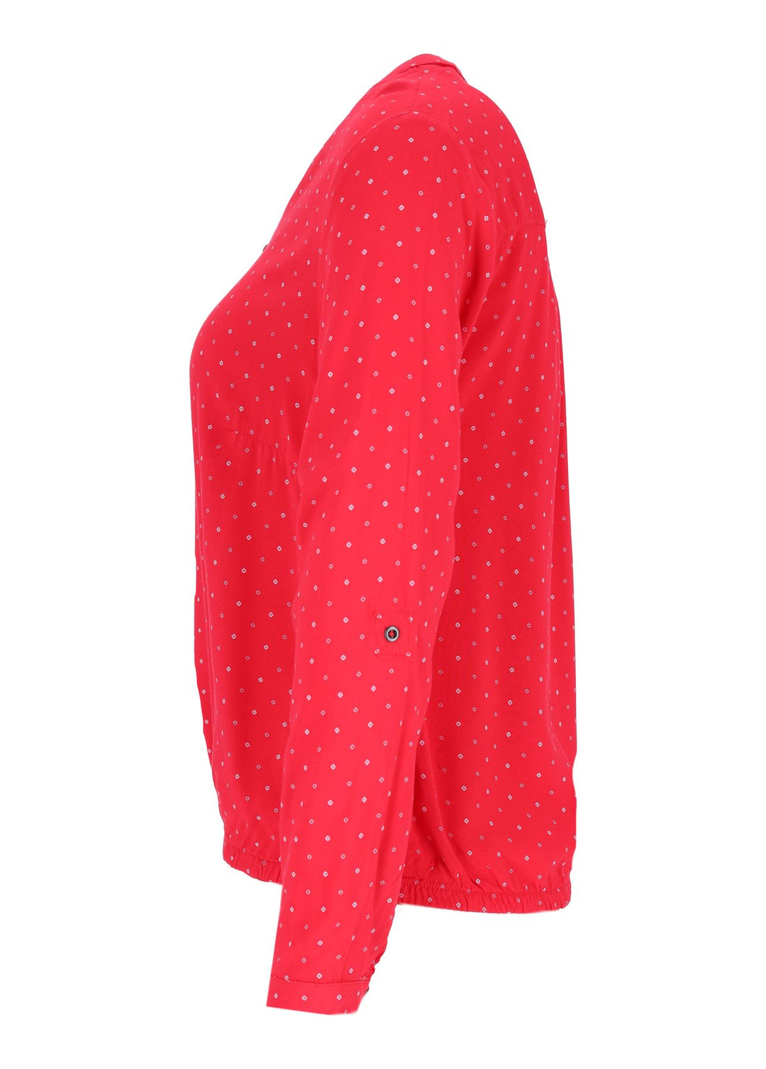 Bluse Viskose - Gummizug mit Karo Print